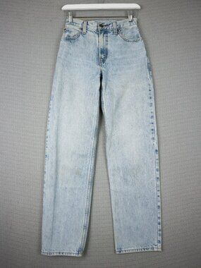 Levi's Premium Line Straight High Waist Light Wash Jeans 23x30 (fits 25x28.5)